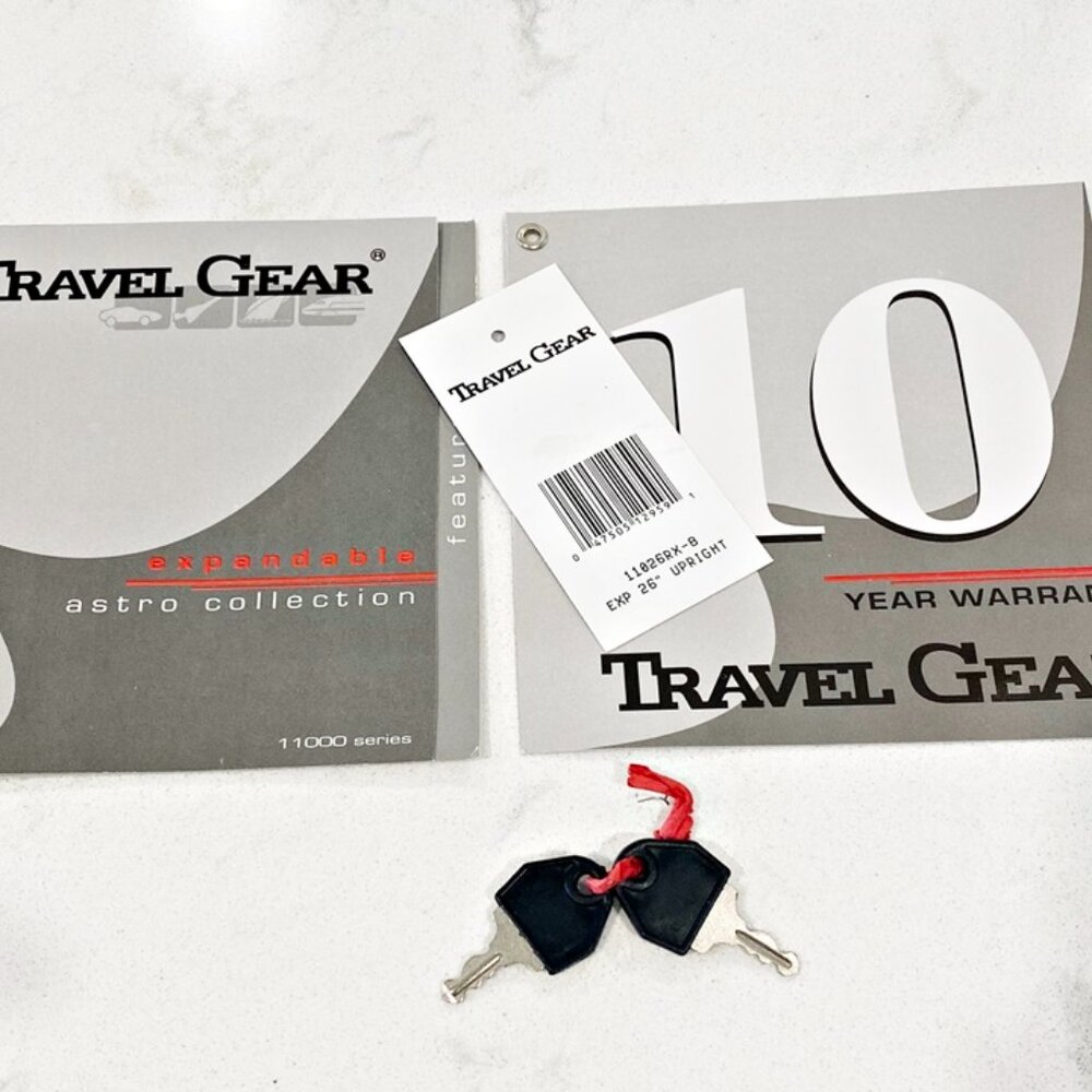 Travel Gear Set of 2 Replacement Keys Astro Collection Expandable Luggage